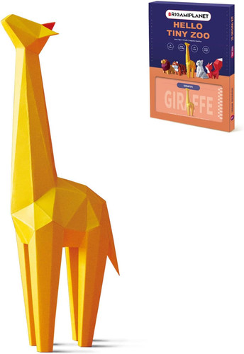 Origami giraffe bastelset - 3d,