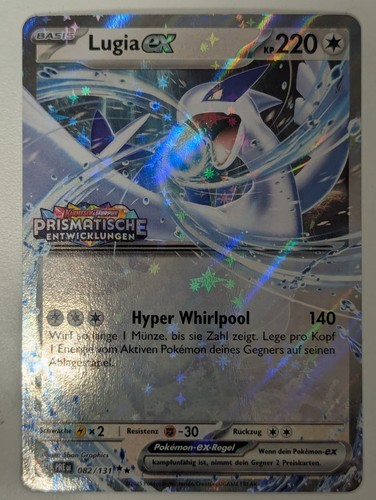 Pokémon lugia prismatische - lugia, ex