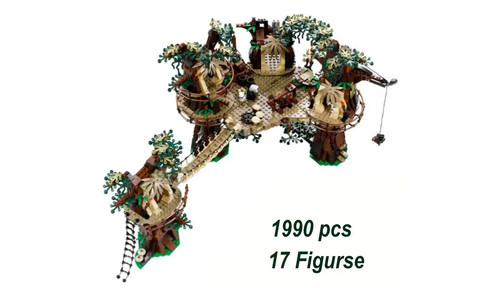 1990 pcs ewok village - 1990, bausatz