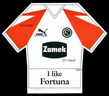 Werbe Aufkleber - Zamek - Fortuna Düsseldorf - Puma - 14x12cm  Vintage 80er 90er