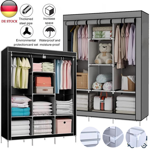 Kleiderschrank stoffschrank - kleiderschrank,