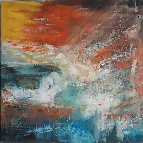 Acrylbilder handgemalt