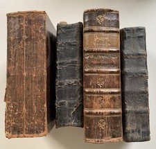 4 Bücher Religion Kirche Hübner Bibel 100 Kupferstiche Cramers Predigten 1774