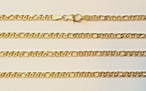 Gold kette stärke weit - kette, 3
