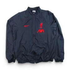 Nike Liverpool FC Trainingsjacke Herren M Schwarz Vintage Sweatjacke Windbreaker