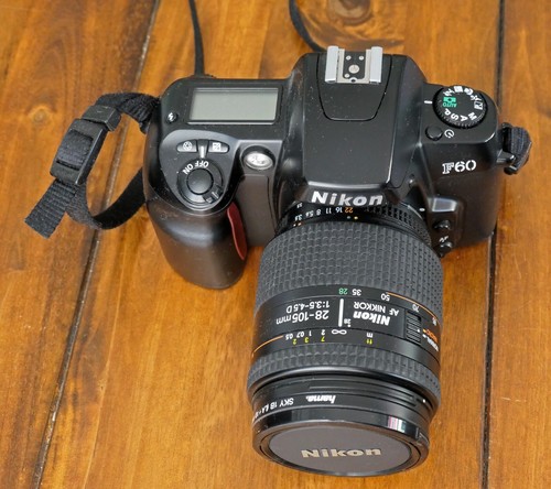 Nikon f60 slr kamera schwarz - nikon,