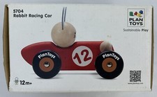 Plantoys Plan Toys Holz Hase Rennwagen Fahrzeug Baby und Kleinkind Holzspielzeug