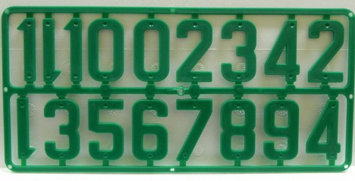 Ziffern set grün - ziffern-set, 40