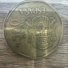 500 PESETAS MÜNZE, SPANIEN