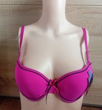 Bügel BH schwarz/pink Punkte