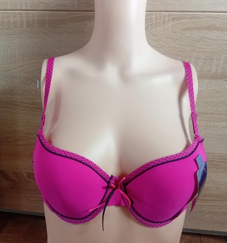 Bügel schwarz pink punkte - bügel,