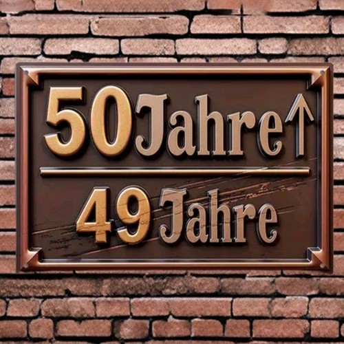 Blechschild geburtstag - blechschild,