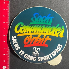 Aufkleber/Sticker: Sachs