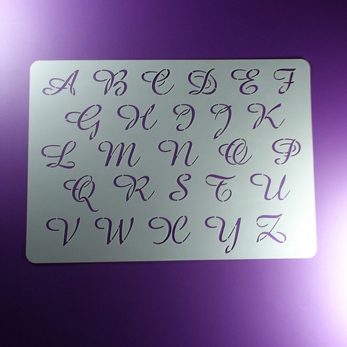 Schablone alphabet - a4,
