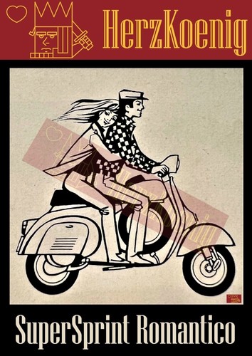 Poster vespa love - poster,