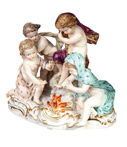 Meissen figur allegorie - meissen,