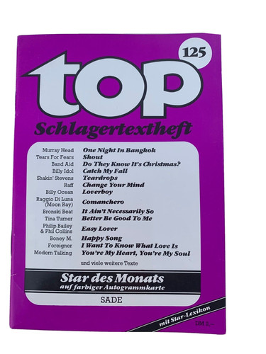 Top schlagertextheft 125 - schlagertextheft,