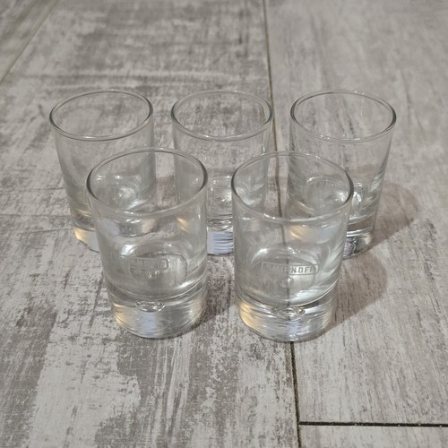Smirnoff vodka schnapsglas - 5x,