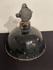 Fabrik Lampe Emaille Schirm