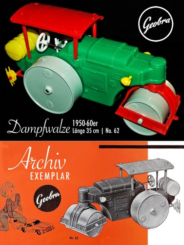 Geobra dampfwalze steamer - dampfwalze,