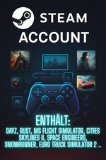 Steam Zugang – 150 Spiele |
