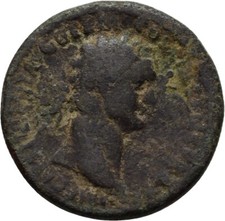 Rom Bronze Domitian As  28 mm/