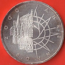 BRD - 10 Deutsche Mark - 2000 Jahre Bonn  - 1989 D 