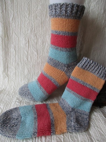 Wollsocken handgestrickt