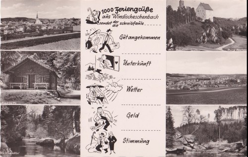 Alte postkarte 1000 - postkarte,