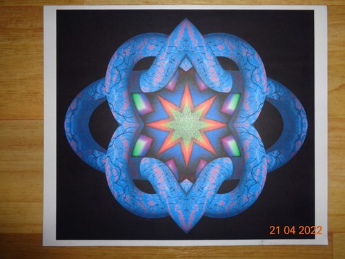 Psychedelic fractal art - psychedelic,