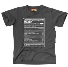T-Shirt Unisex DOSIS MASTIFF Lebensergänzungsmittel by Siviwonder Männer Hund