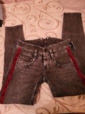 herrlicher jeans,pitch slim, mit Galonstreifen, 30/32 Top