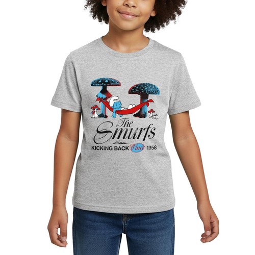 Schlümpfe retro design mit - retro,