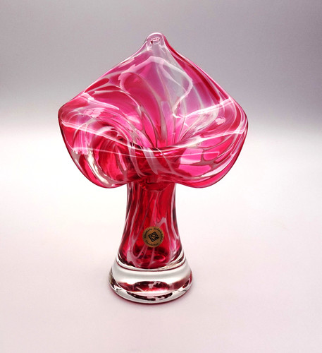 Vase rosa weiß zipfelvase - vase,