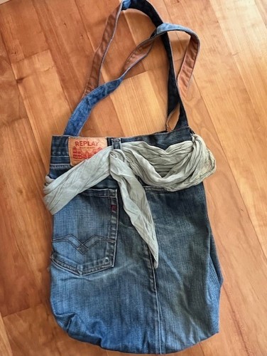 Jeans tasche blau neuwertig - jeans,
