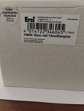 ERZI orig. Erzgebirge Grünhainichen Osterhase mit Mondlampion 34604 NEU & OVP