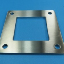 Edelstahl Rohr Pfosten 100x100