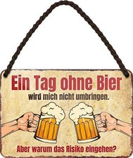 Blechschilder Bier lustiger