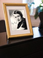 Repro-Autogramm - Ayn Rand -