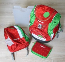 Ergobag Pack Schulranzen GaloppBär: Schulrucksack, Sporttasche+ Federtasche /Rot