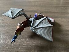 PAPO Drache silber BLAU/lila mit Flamme 26 cm l. aus 2007