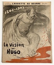 L'ASSIETTE AU BEURRE Nr. 47, La vision de Victor Hugo, STEINLEN, 9 Lithographien