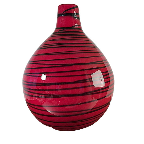 Fadenglas rot schwarz mid - fadenglas,