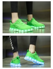 Led beleuchtete turnschuhe usb - beleuchtete,