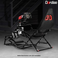 Dardoo Klappbarer Rennsimulator Cockpit Fit Logitech G923 G29 Moza Thrustmaster