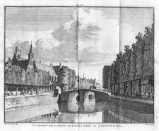 1750 - Zierikzee Schouwen-Duiveland Holland Kupferstich engraving gravure