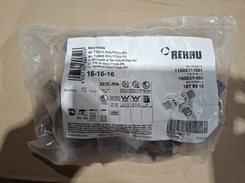 Rehau rautitan t stück - 10, t-stück