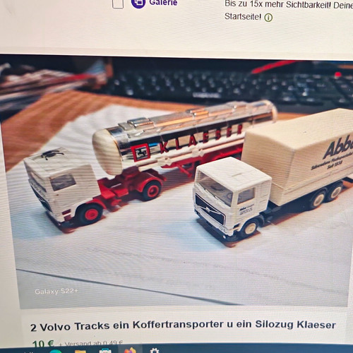 Herpa volvo siloanhänger - herpa,