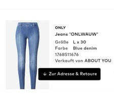 Only Jeans Onlwauw Mid Waist