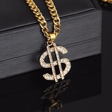 Goldene dollar kette - goldene, dollar-kette